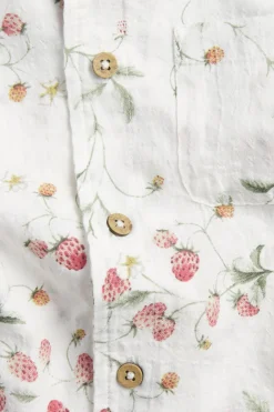 Kids wild strawberry print shirt