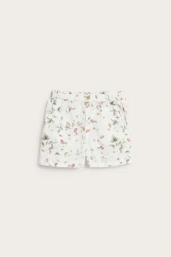 Kids wild strawberry woven shorts