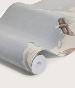 Little Explorer Mural blue wallpaper