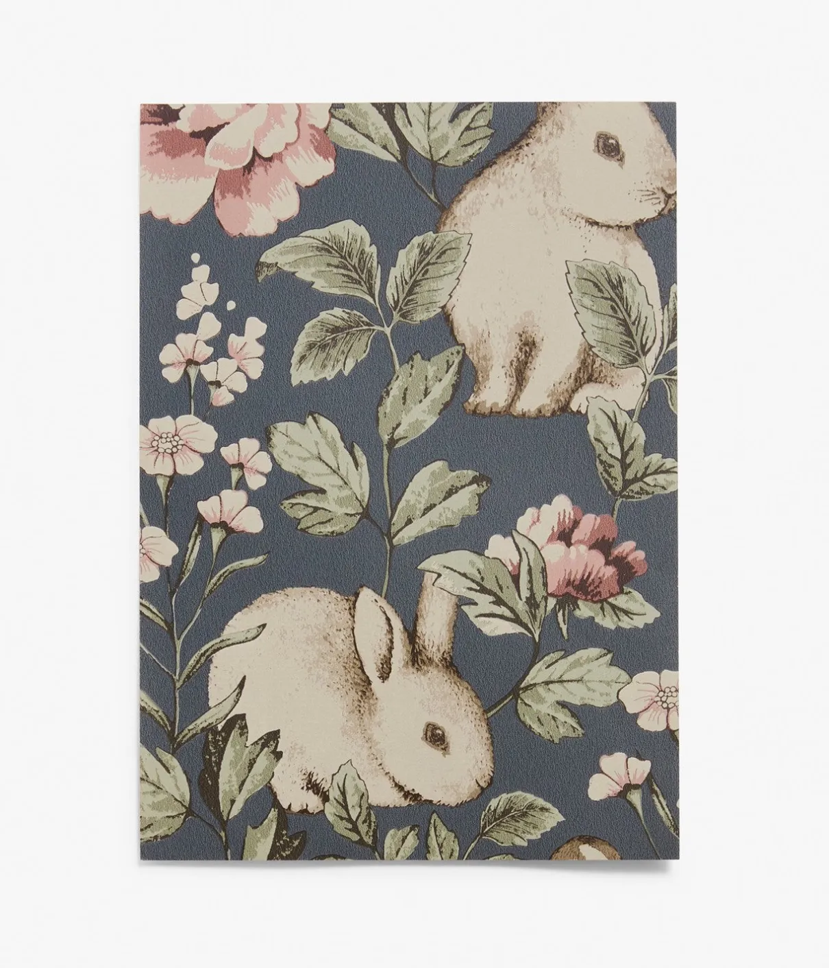 Magic Forest dark blue animal wallpaper sample