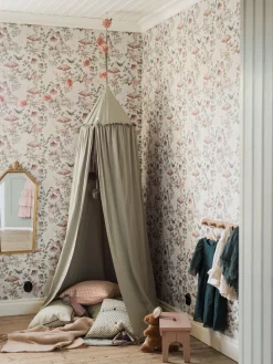 Minou off-white forest wallpaper