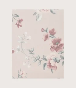 Nomi pink floral wallpaper sample