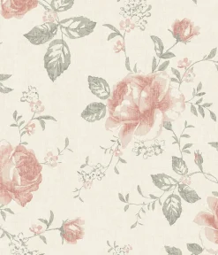 Rose Garden off-white wallpaper