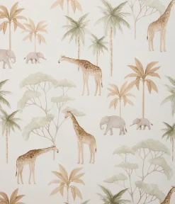 Savannah white safari wallpaper