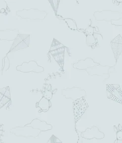 Up & Away blue wallpaper