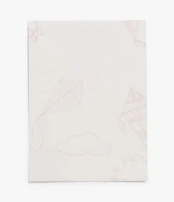Up & Away pink wallpaper sample