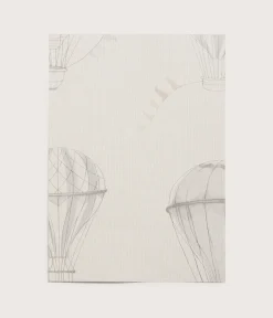 Up In The Sky beige wallpaper sample