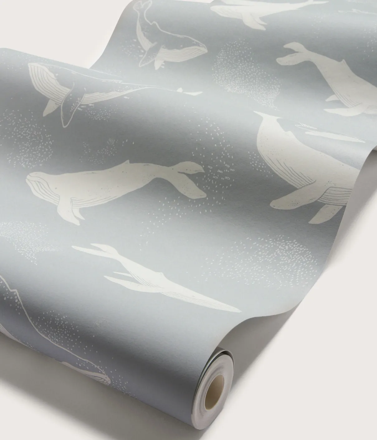 Whales blue wallpaper