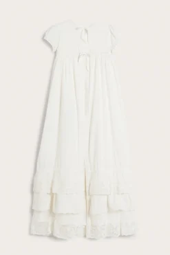 White lace Christening dress