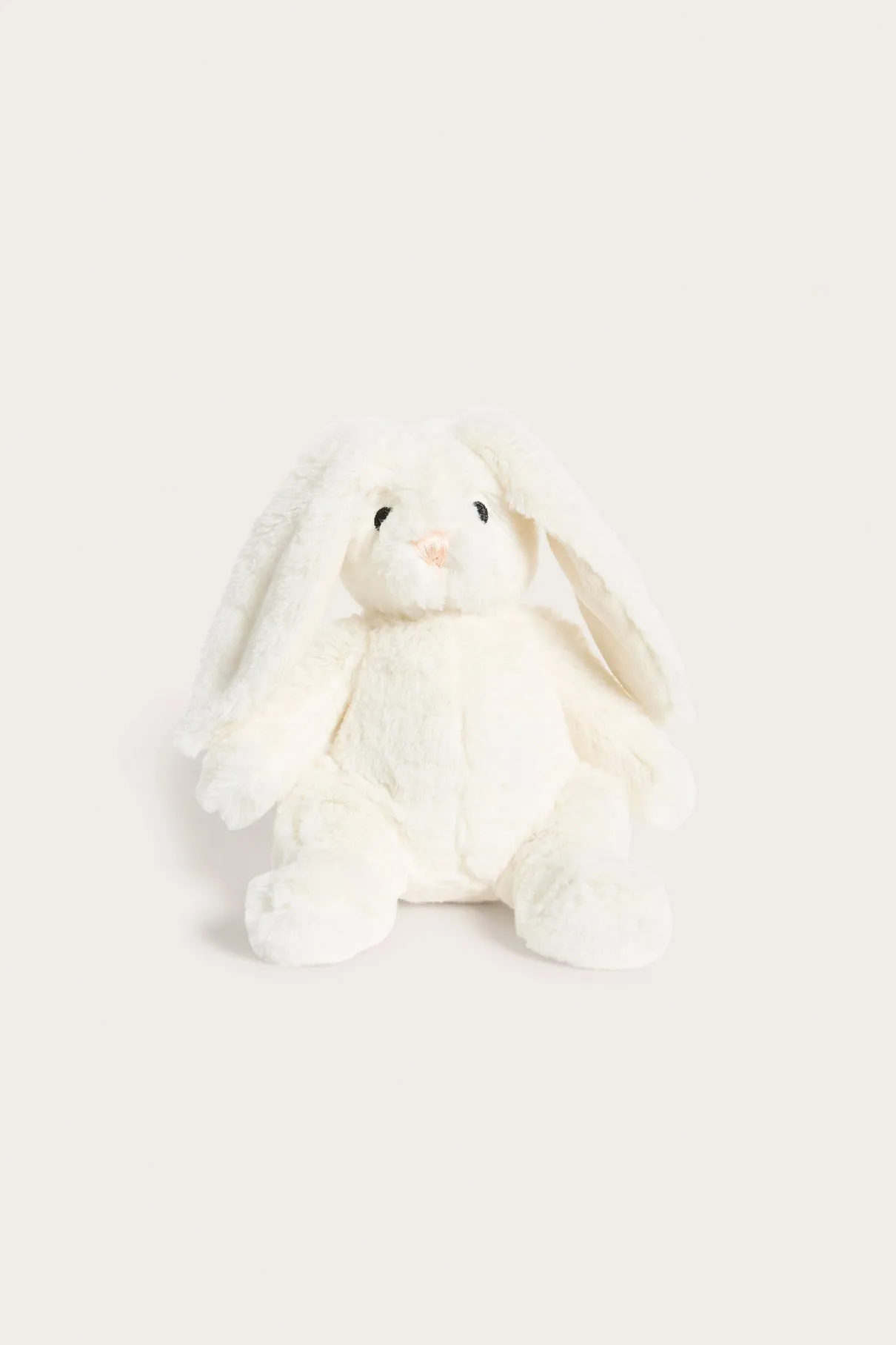 White plush bunny rabbit soft toy