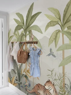 Wild Jungle Mural wallpaper