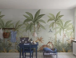 Wild Jungle Mural wallpaper