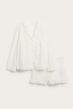 Women’s broderie anglaise pyjamas