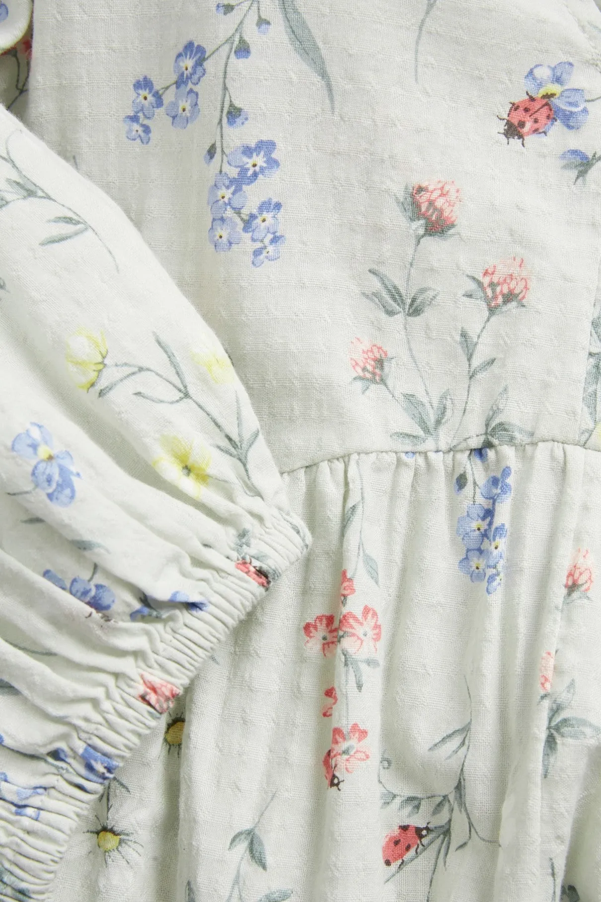 Women’s green floral cotton dress