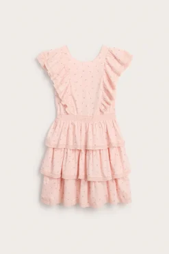 Women’s pink ditsy floral dress