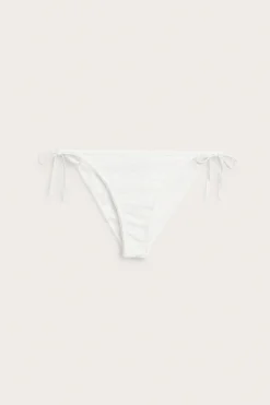 Women's white bikini bottoms