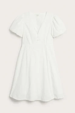 Women’s white dress with embroidery