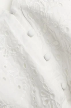Women’s white embroidered dress
