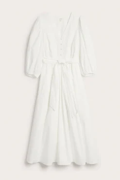 Women’s white embroidered dress
