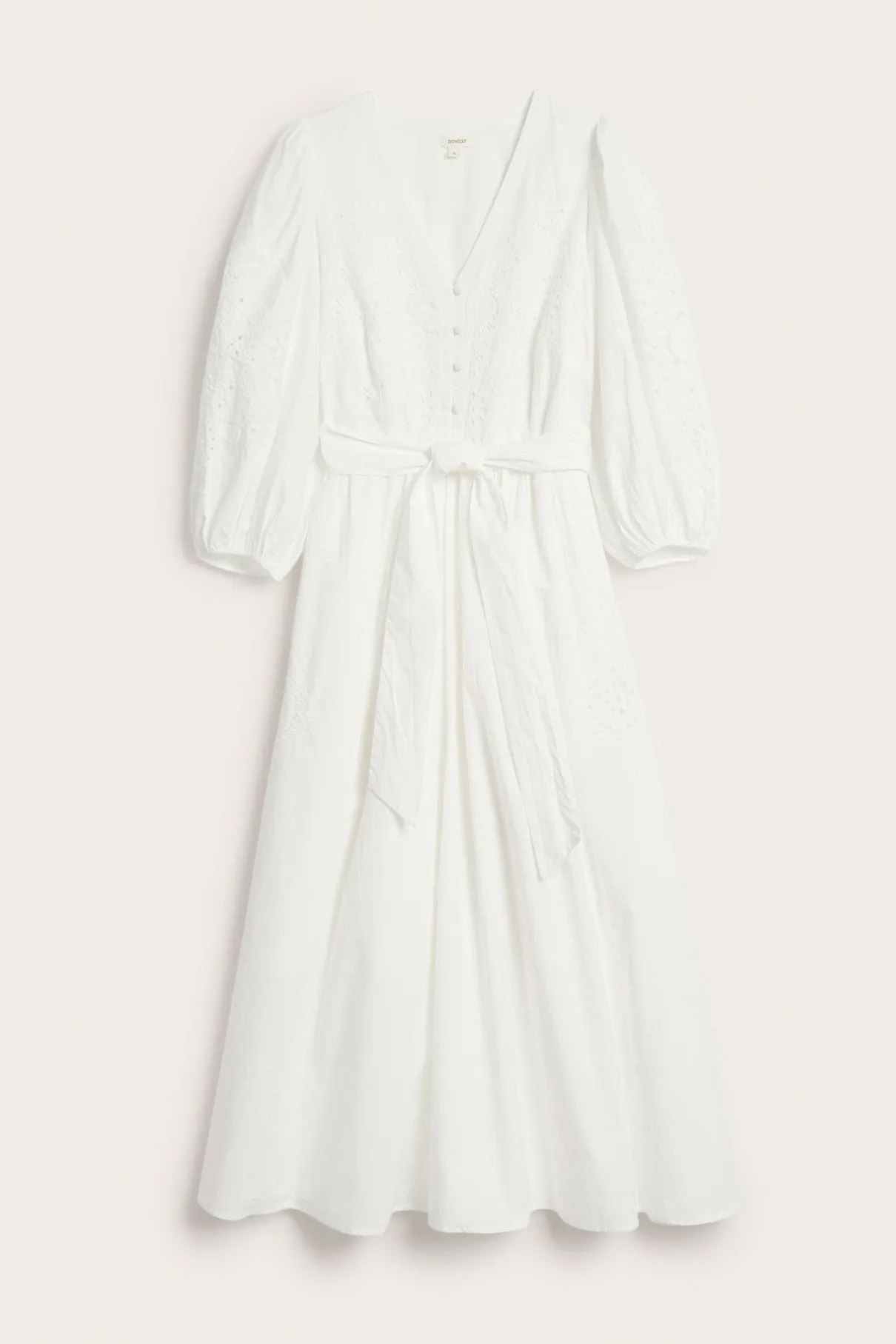 Women’s white embroidered dress