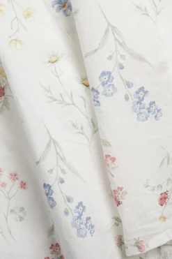 Women's white floral dress