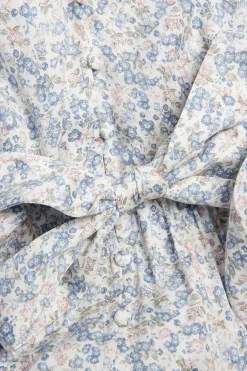 Women's white floral dress