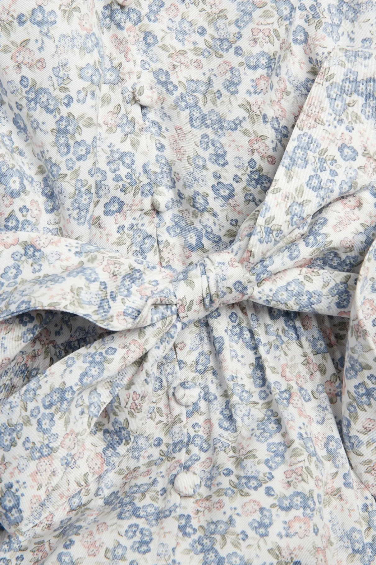 Women's white floral dress