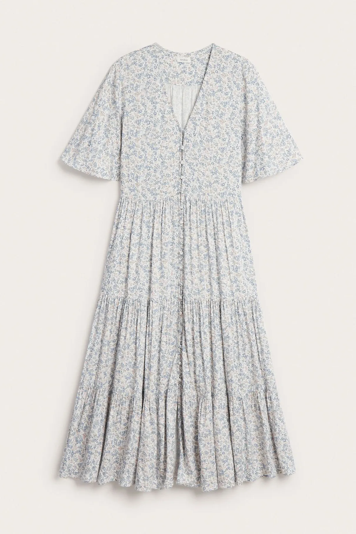Women's white floral dress