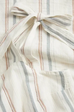 Women’s white striped dress
