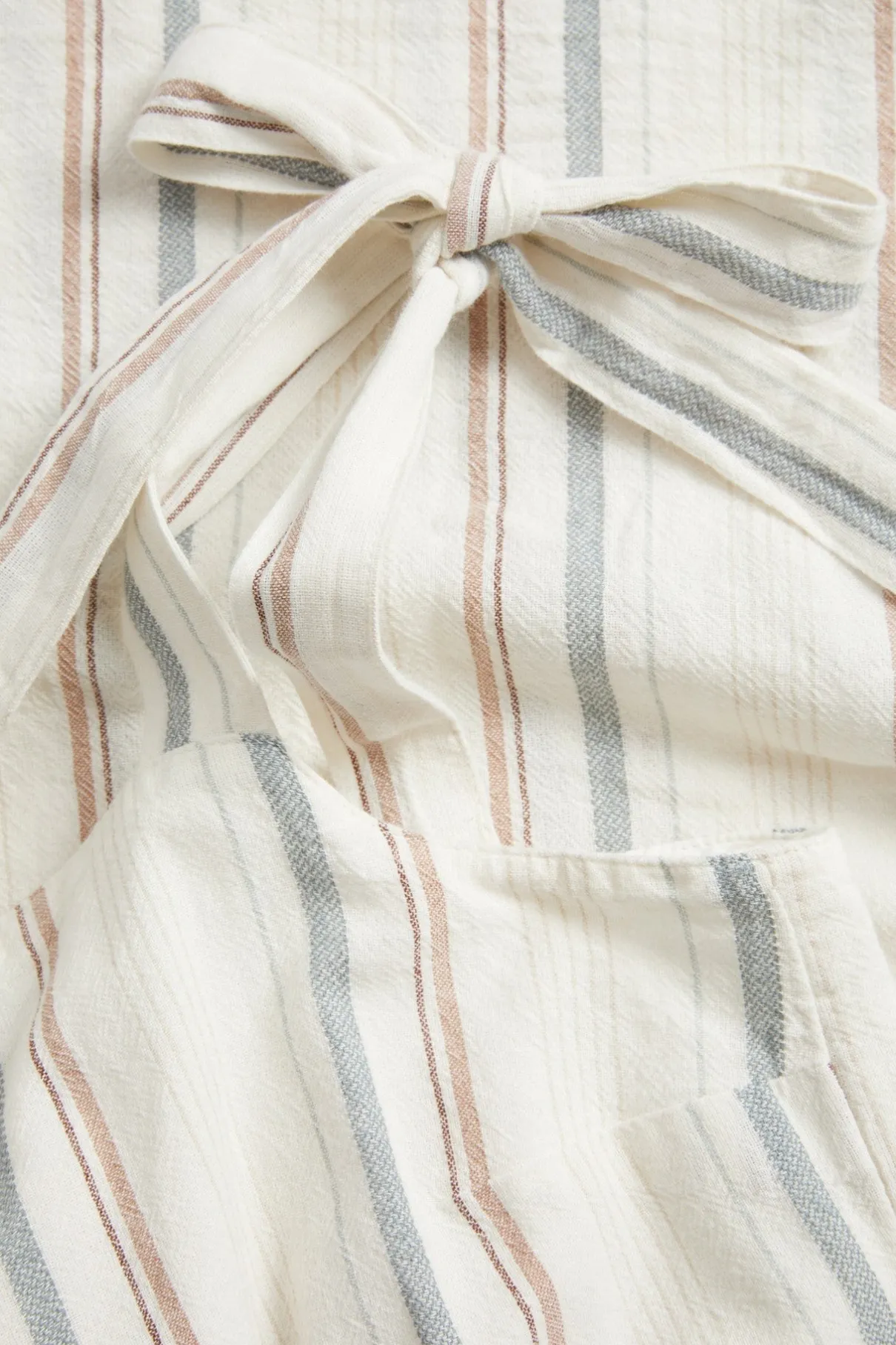 Women’s white striped dress