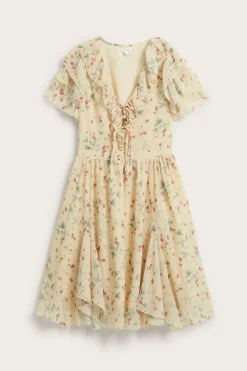 Women’s yellow wild strawberry dress