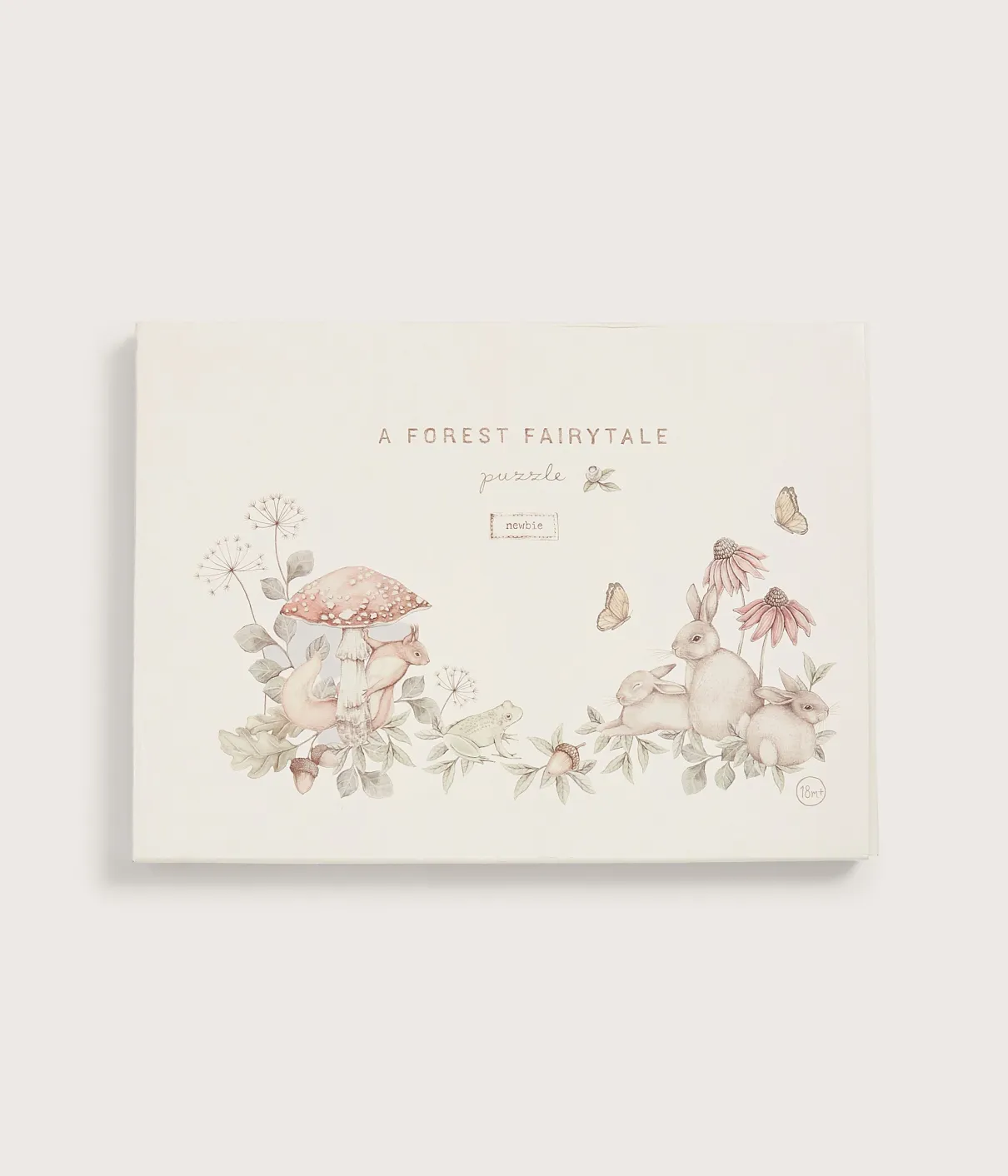 Wood puzzle forest motifs