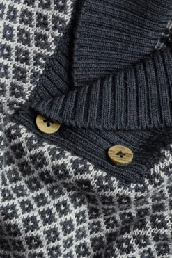 Kids´ blue knitted wool jumper